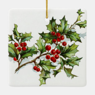 HollyBerries20150801 Keramikornament