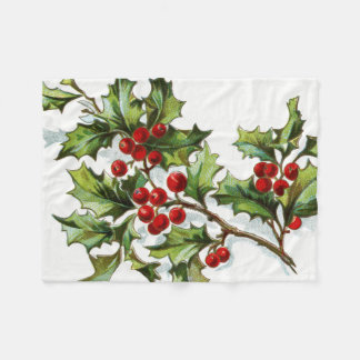 HollyBerries20150802 Fleecedecke