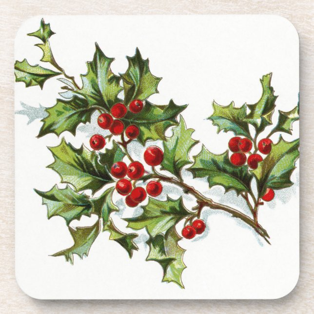 HollyBerries20150802 Getränkeuntersetzer (Vorderseite)