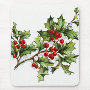 HollyBerries 001 Mousepad