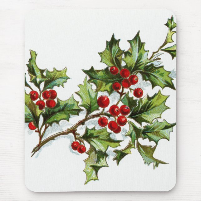HollyBerries 001 Mousepad (Vorne)