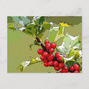 HollyBerries 005 Postkarte