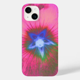 Hollyhock Blume Pink Velvet Case-Mate iPhone 14 Hülle