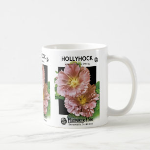 Hollyhock-Vintages Samen-Paket Kaffeetasse
