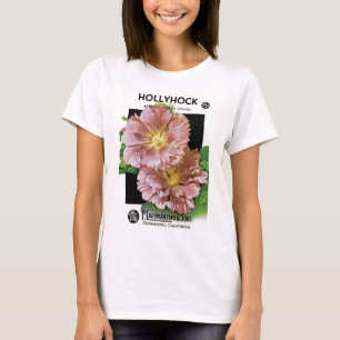 Hollyhock-Vintages Samen-Paket T-Shirt