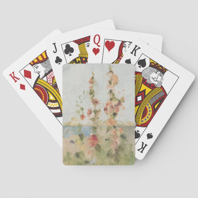 Hollyhocks by the Sea Spielkarten (Rückseite)