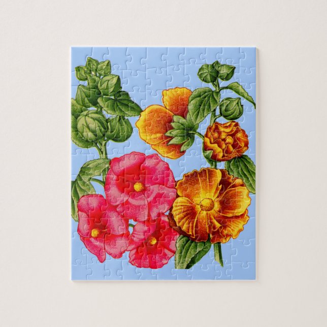 Hollyhocks Puzzle (Vertikal)