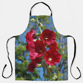 Hollyhocks-Schürze Schürze