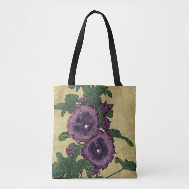 Hollyhocks Tote Bag (Vorderseite)