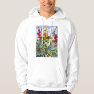 Hollyhocks und Sonnenblumen 2005 Hoodie