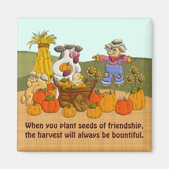 Holly's Friendship Harvest Magnet (Vorne)