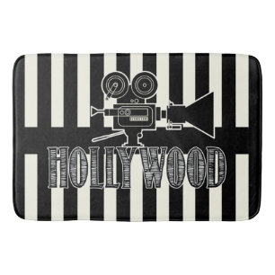 Hollywood-Bad-Wolldecke Badematte