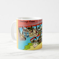 Hollywood Beach Florida Postkarten-Tasse
