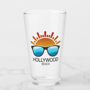 Hollywood Beach Florida Sonnenbrille Glas