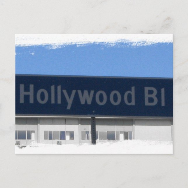 Hollywood Blvd Postkarte (Vorderseite)