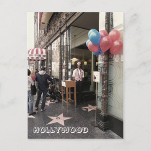 Hollywood Blvd. Postkarte! Postkarte
