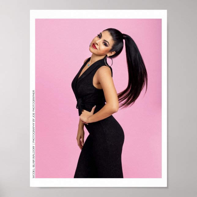 Hollywood Border Portfolio Print (oder Download) Poster (Vorne)