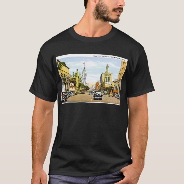 Hollywood Boulevard, Hollywood, Kalifornien T-Shirt (Vorderseite)