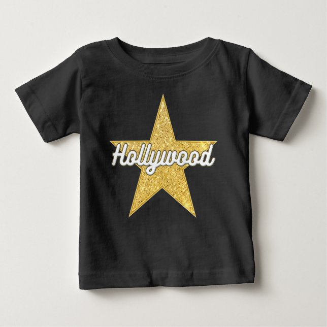 Hollywood Boulevard Script und Star Baby T - Shirt (Vorderseite)