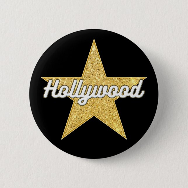 Hollywood Boulevard Script und Star Button (Vorderseite)