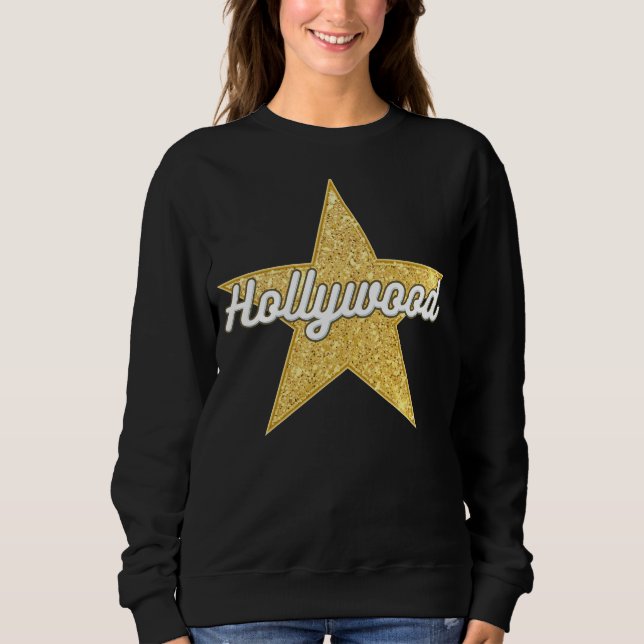 Hollywood Boulevard Script und Star Sweatshirt (Vorderseite)