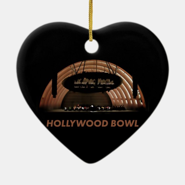 Hollywood Bowl Keramik Ornament (Hinten)