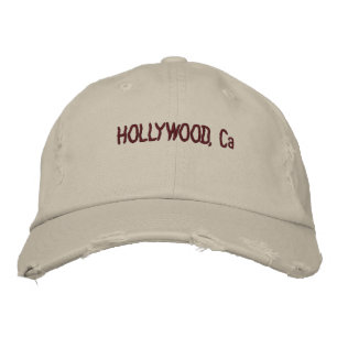 HOLLYWOOD, Ca Bestickte Baseballkappe