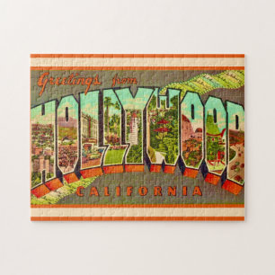 Hollywood CA Greeting Puzzle