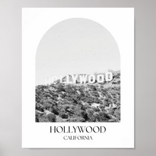 Hollywood California Arch Foto Print Poster