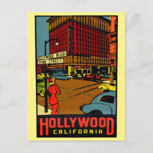Hollywood California Postcard Postkarte