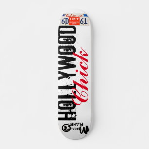 HOLLYWOOD CHICK Skateboard, 7¾ Zoll Deck Skateboard