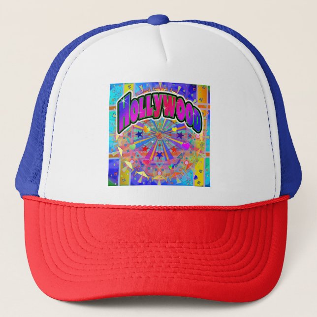 Hollywood Cosmic Unity Hat Truckerkappe (Vorderseite)