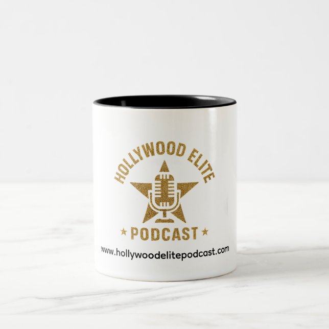 Hollywood Elite Podcast Gold Tasse (Mittel)