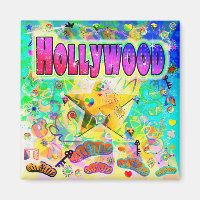 Hollywood-Epoche-Stunden-Magnet