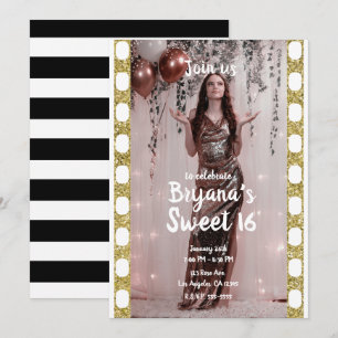 Hollywood Film Kino Fotografie Sweet 16 Einladung