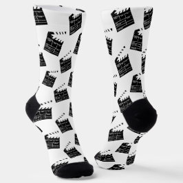 Hollywood Filmmaker Fun Clapperboard Socken