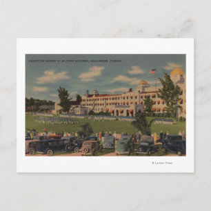 Hollywood, FL - Kadet Parade an der Militärakademi Postkarte