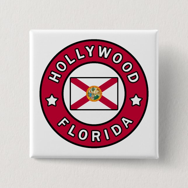 Hollywood Florida Button (Vorderseite)