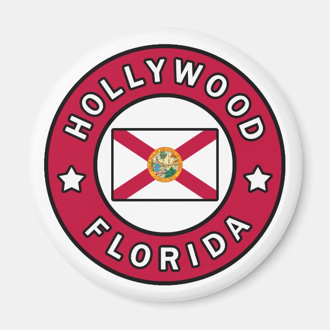 Hollywood Florida Magnet (Vorne)