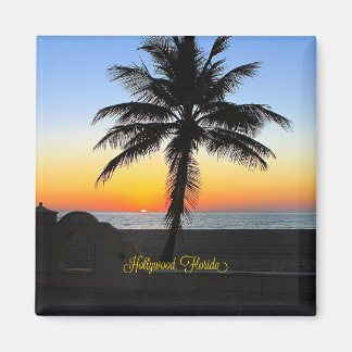Hollywood, Florida Sunrise Magnet