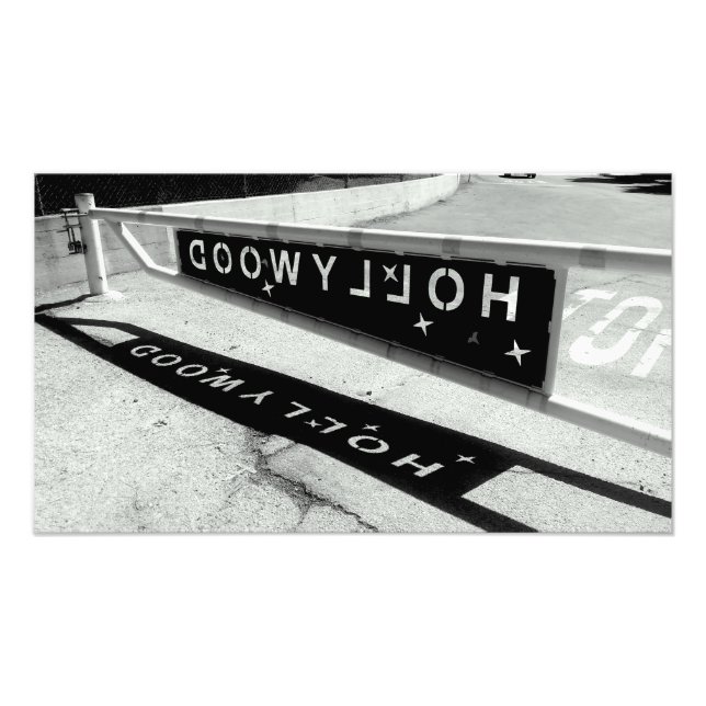 Hollywood Fotodruck (Vorne)