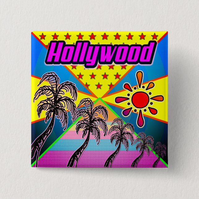 Hollywood Freedom Button (Vorderseite)