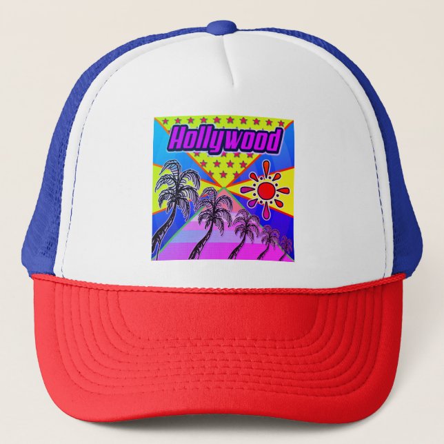 Hollywood Freedom Hat Truckerkappe (Vorderseite)