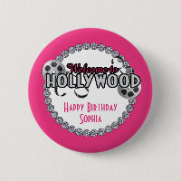 Hollywood-Geburtstags-Knopf