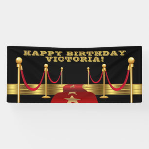 Hollywood-Geburtstagsfeier-Banner Banner