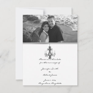 Hollywood-Glamour-Leuchter Save the Date