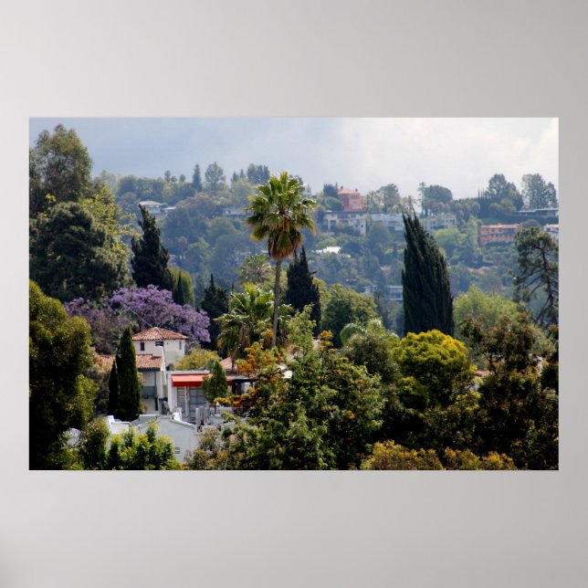 Hollywood Hills, California Poster (Vorne)