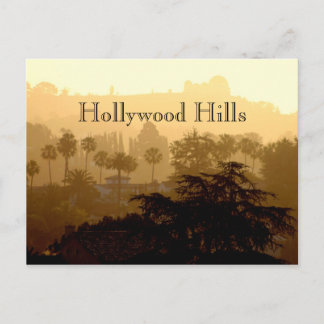 Hollywood Hills, Kalifornien Postcard Postkarte