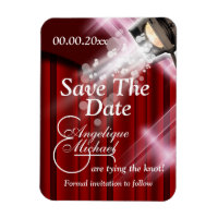Hollywood Hochzeit "Save the Date" CUSTOM rot