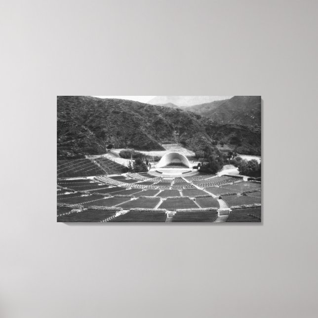 Hollywood, Kalifornien Hollywood Bowl View Leinwanddruck (Vorderseite)